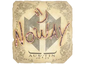 Sticker | noway | Austin 2025 image