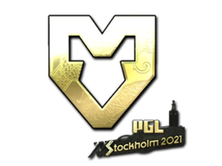 Sticker | MOUZ (Gold) | Stockholm 2021 image