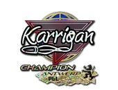 Sticker | karrigan (Glitter, Champion) | Antwerp 2022 image