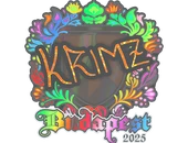 Sticker | KRIMZ (Holo) | Budapest 2025 image