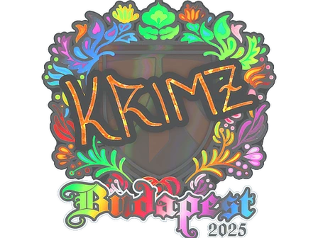 Sticker | KRIMZ (Holo) | Budapest 2025 image