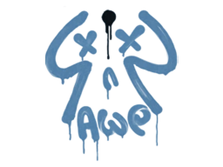 Sealed Graffiti | Recoil AWP (Monarch Blue) image