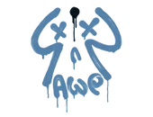 Sealed Graffiti | Recoil AWP (Monarch Blue) image