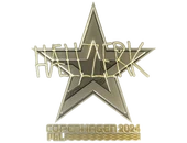 Sticker | hallzerk (Gold) | Copenhagen 2024 image