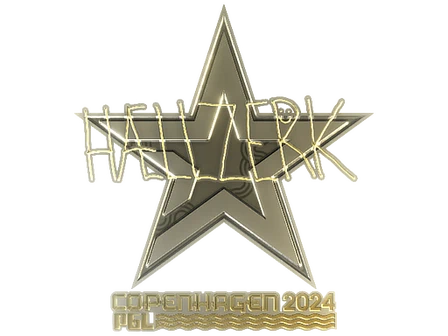 Sticker | hallzerk (Gold) | Copenhagen 2024 image