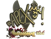 Sticker | apEX (Gold) | Shanghai 2024 image