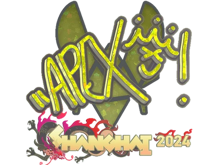 Sticker | apEX (Glitter) | Shanghai 2024 image