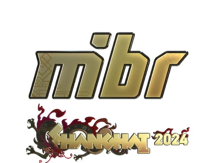 Sticker | MIBR (Gold) | Shanghai 2024 image