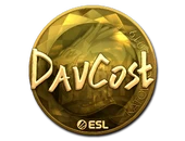 Sticker | DavCost (Gold) | Katowice 2019 image