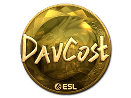 Sticker | DavCost (Gold) | Katowice 2019 image