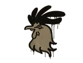 Sealed Graffiti | Cocky (Dust Brown) image