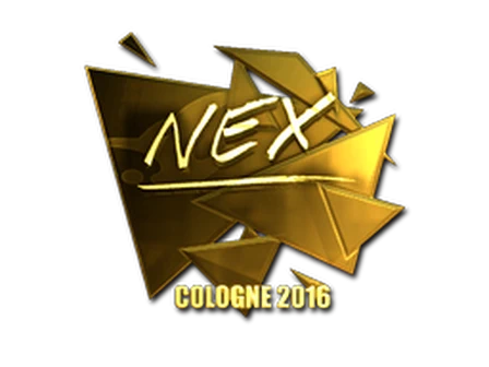 Sticker | nex (Gold) | Cologne 2016 image