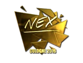 Sticker | nex (Gold) | Cologne 2016 image