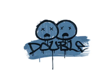 Sealed Graffiti | Double (Monarch Blue) image