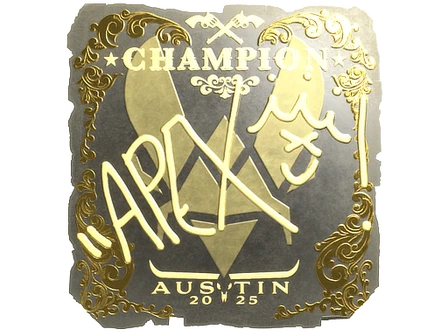 Sticker | apEX (Gold, Champion) | Austin 2025 image