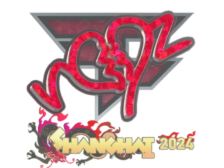 Sticker | ropz (Glitter) | Shanghai 2024 image