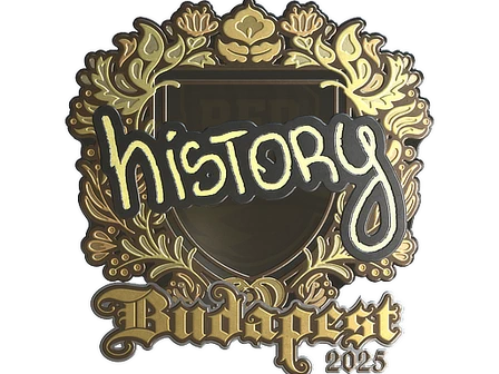 Sticker | History (Gold) | Budapest 2025 image