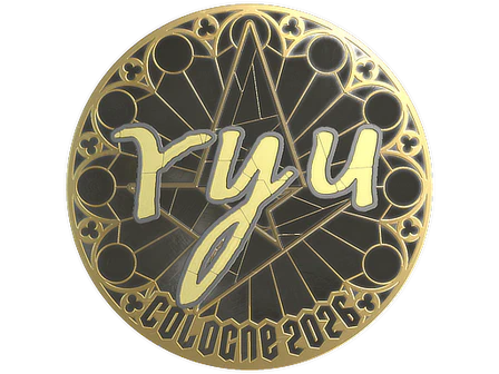Sticker | ryu (Gold) | Cologne 2026 image