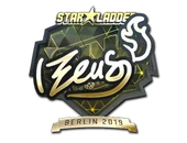 Sticker | Zeus (Gold) | Berlin 2019 image