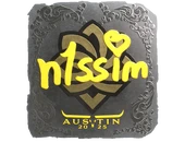Sticker | n1ssim (Foil) | Austin 2025 image