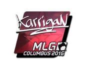 Sticker | karrigan (Foil) | MLG Columbus 2016 image