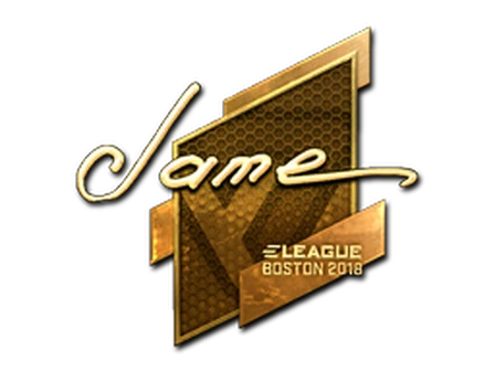 Sticker | Jame (Gold) | Boston 2018 image