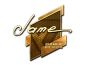 Sticker | Jame (Gold) | Boston 2018 image
