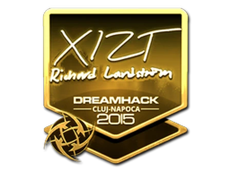 Sticker | Xizt (Gold) | Cluj-Napoca 2015 image