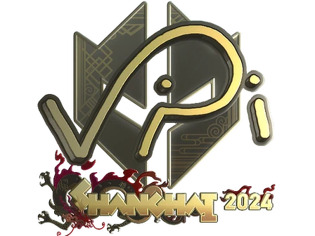 Sticker | VINI (Gold) | Shanghai 2024 image