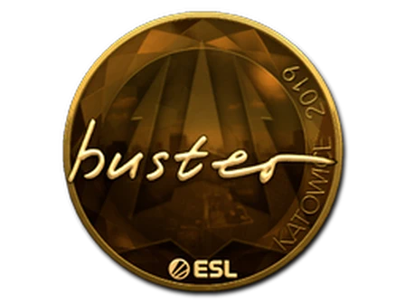 Sticker | buster (Gold) | Katowice 2019 image