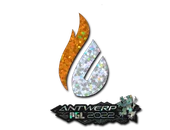 Sticker | Copenhagen Flames (Glitter) | Antwerp 2022 image