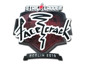 Sticker | facecrack (Foil) | Berlin 2019 image