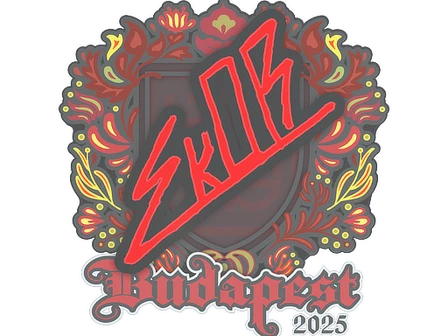 Sticker | sk0R | Budapest 2025 image
