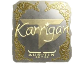 Sticker | karrigan (Gold) | Austin 2025 image