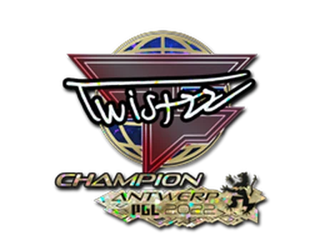 Sticker | Twistzz (Glitter, Champion) | Antwerp 2022 image