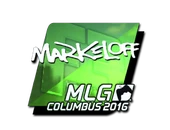 Sticker | markeloff (Foil) | MLG Columbus 2016 image