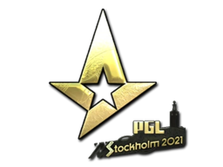 Sticker | Astralis (Gold) | Stockholm 2021 image