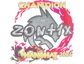 Sticker | zont1x (Glitter, Champion) | Shanghai 2024 image