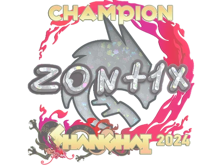 Sticker | zont1x (Glitter, Champion) | Shanghai 2024 image
