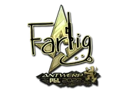 Sticker | Farlig (Gold) | Antwerp 2022 image