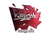 Sticker | karrigan (Foil) | Cologne 2016 image