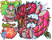 Fruits And Veggies Sticker Collection image