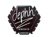 Sticker | dephh | London 2018 image