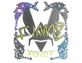 Sticker | FlameZ (Holo) | Austin 2025 image