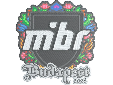 Sticker | MIBR (Embroidered) | Budapest 2025 image