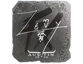 Sticker | zevy (Foil) | Austin 2025 image