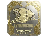 Sticker | C4LLM3SU3 (Gold) | Austin 2025 image