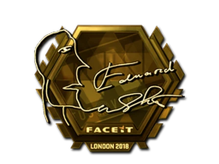 Sticker | Edward (Gold) | London 2018 image