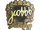 Sticker | jcobbb (Gold) | Budapest 2025 image