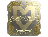 Sticker | torzsi (Gold) | Austin 2025 image